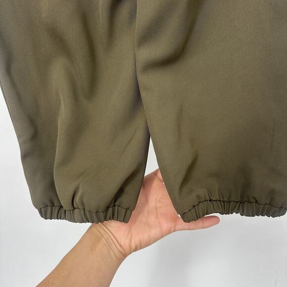 NWT Anthropologie Harlyn jumpsuit size XS army green military flight suit - Picture 7 of 15